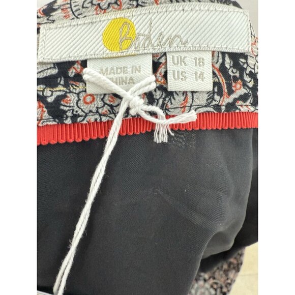 Boden Ruffle Mini Popcorn Mini Skirt Floral Tapestry US 14 NWT - Picture 7 of 10